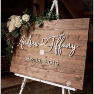 laser cut wood signs