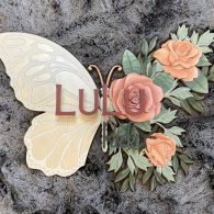 laser engraving wood flowers