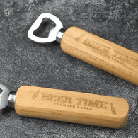 wooden bottle opener cover
