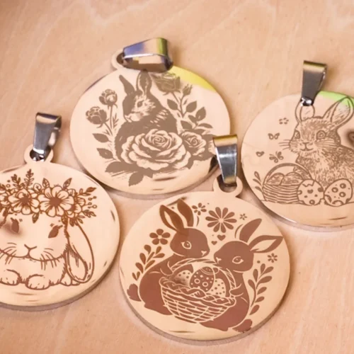 well laser marked keychains